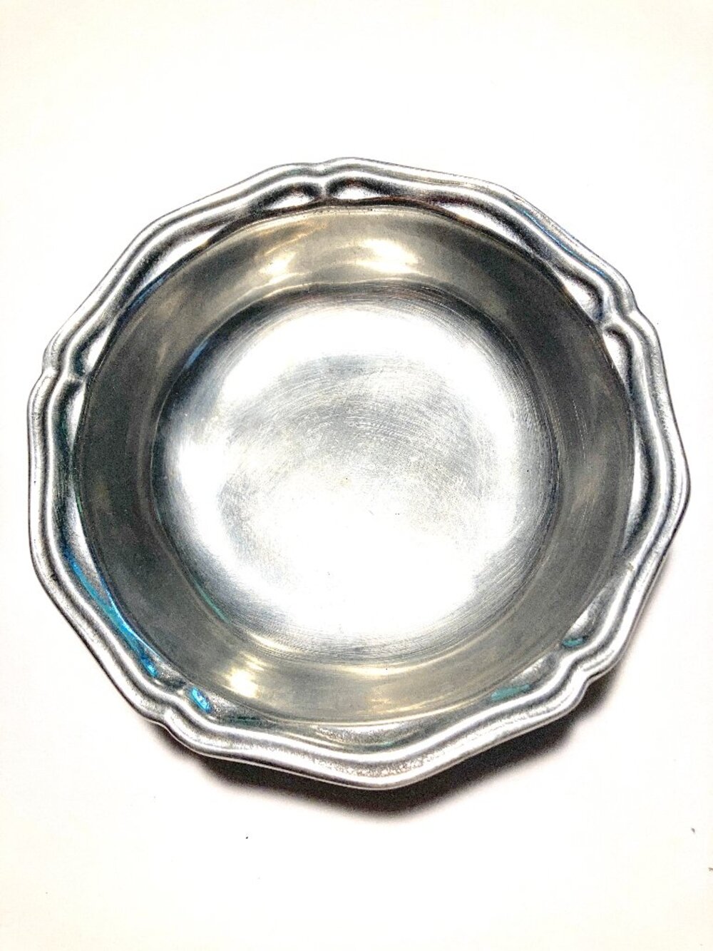 Wilton Pewter Queen Anne Serving Bowl, VIntage